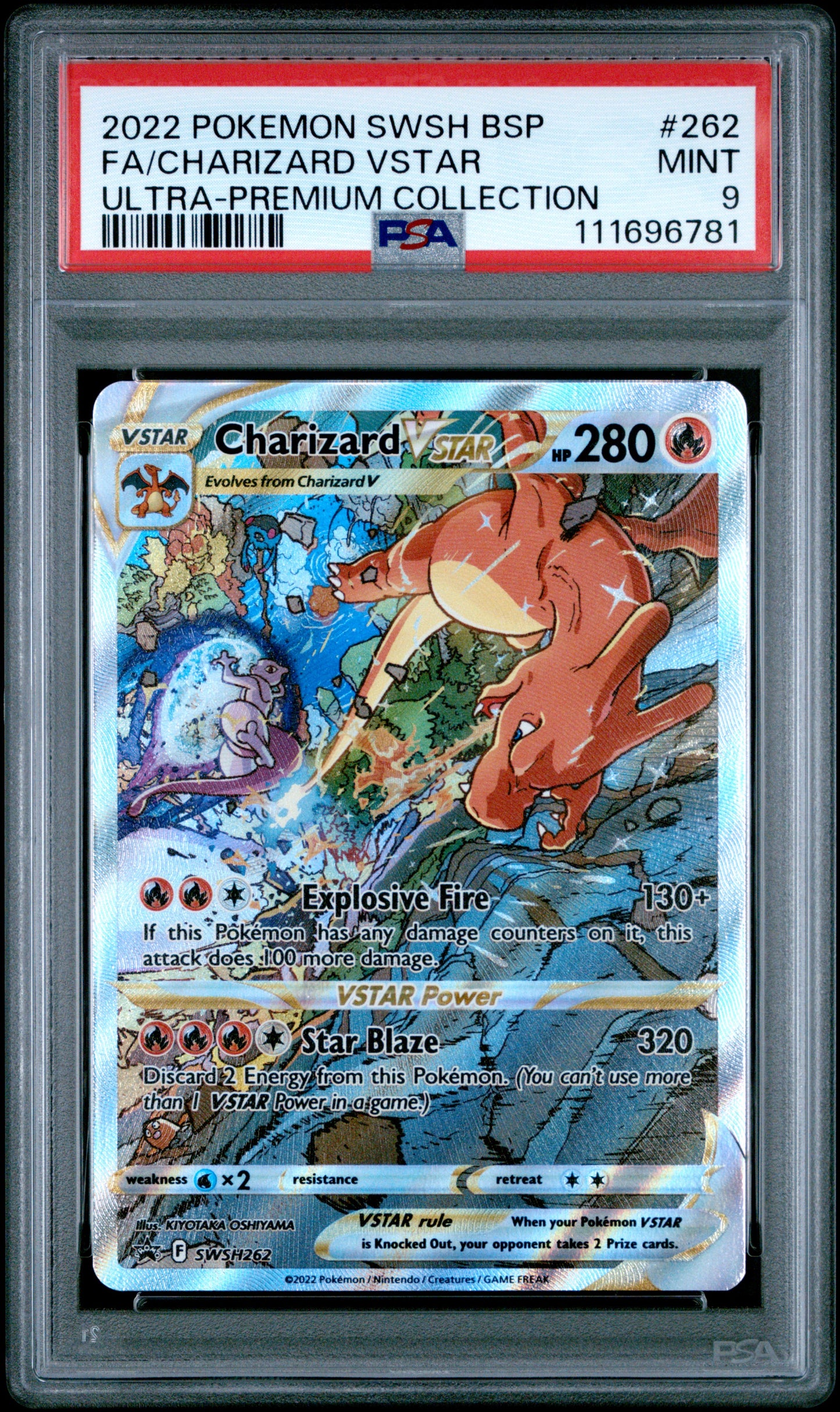 PSA 9 Charizard VStar #SWSH262 Pokemon Promo