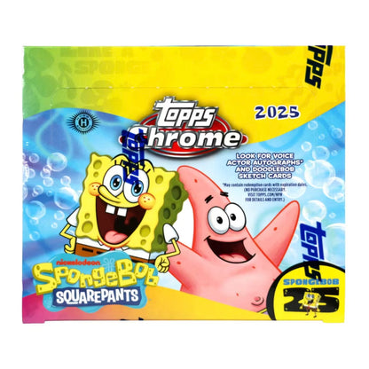 SpongeBob Chrome 25th Anniversary Hobby Box