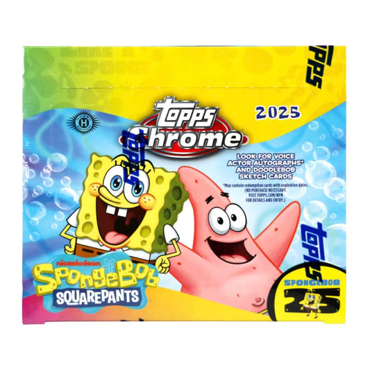 SpongeBob Chrome 25th Anniversary Hobby Box